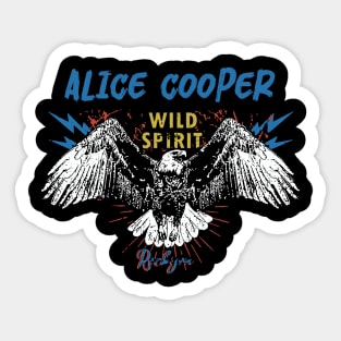 alice cooper wild spirit. Sticker